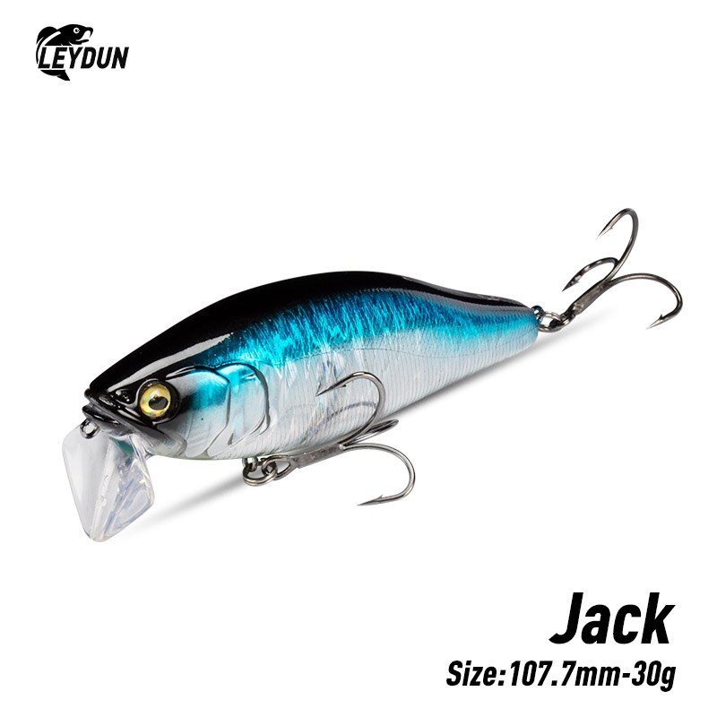 Fishing Lure Topwater - I-JACK minnow iscas de pesca 107.7mm