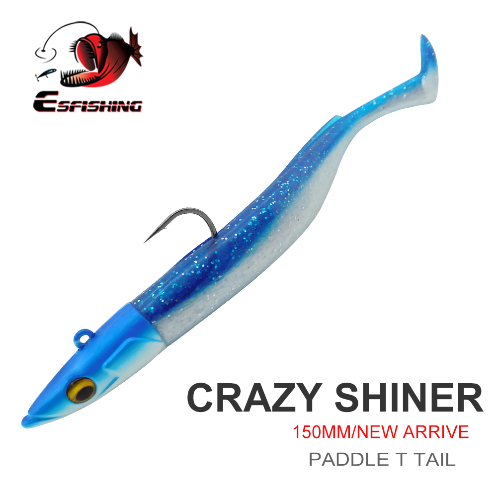 Fishing Lure Spinnerbait - ESFISHING Isca Artificial Macia Crazy Paddle