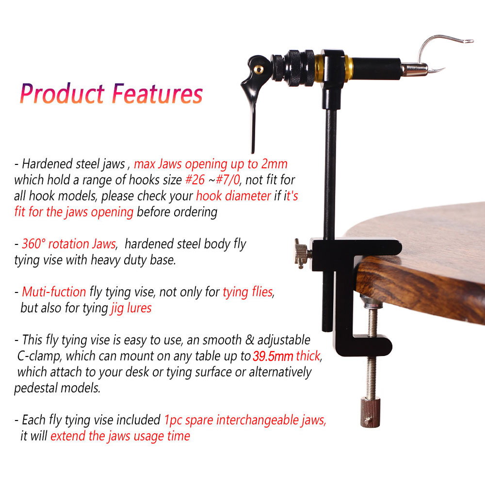 1PC 360 °   Morsa de rotação t - Fishing Lure Making Kit avaliação e preço