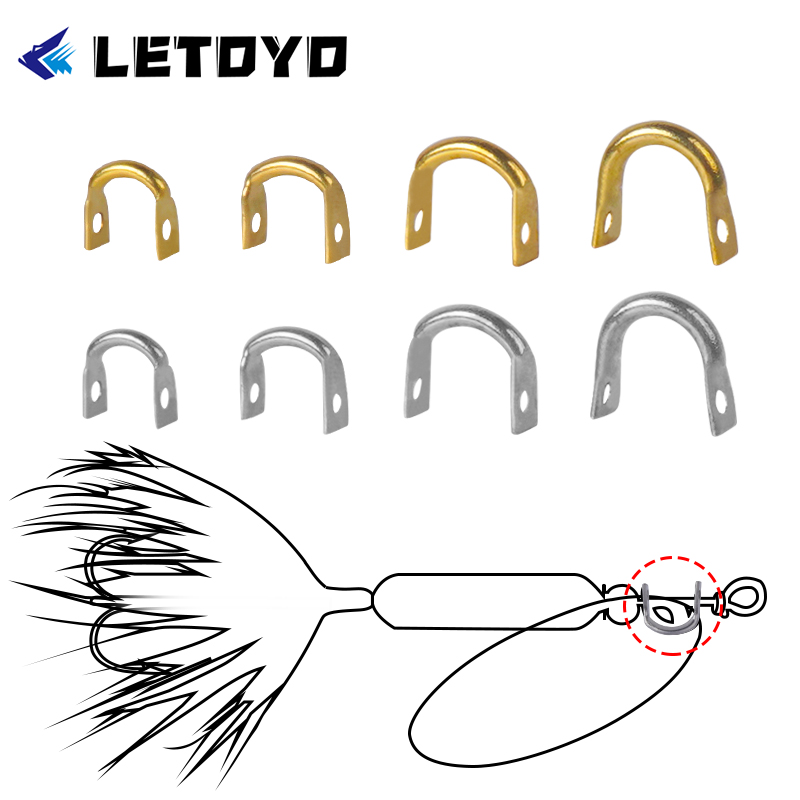 Letoyo 100 peças de presilhas  - Fishing Lure Spinnerbait avaliação e preço