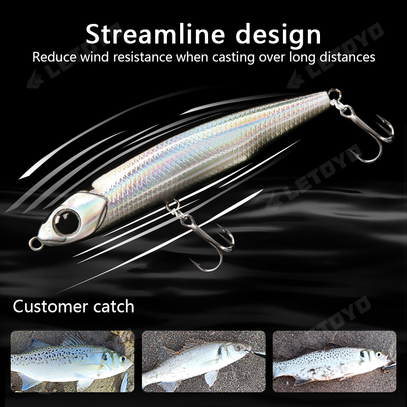 Letoyo afundando lápis 17g 12g - Fishing Lure Spinnerbait avaliação e preço