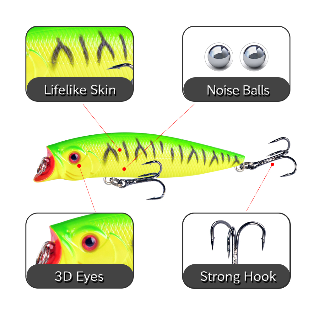 1 pçs iscas de pesca alta qual - Fishing Lure Topwater avaliação e preço
