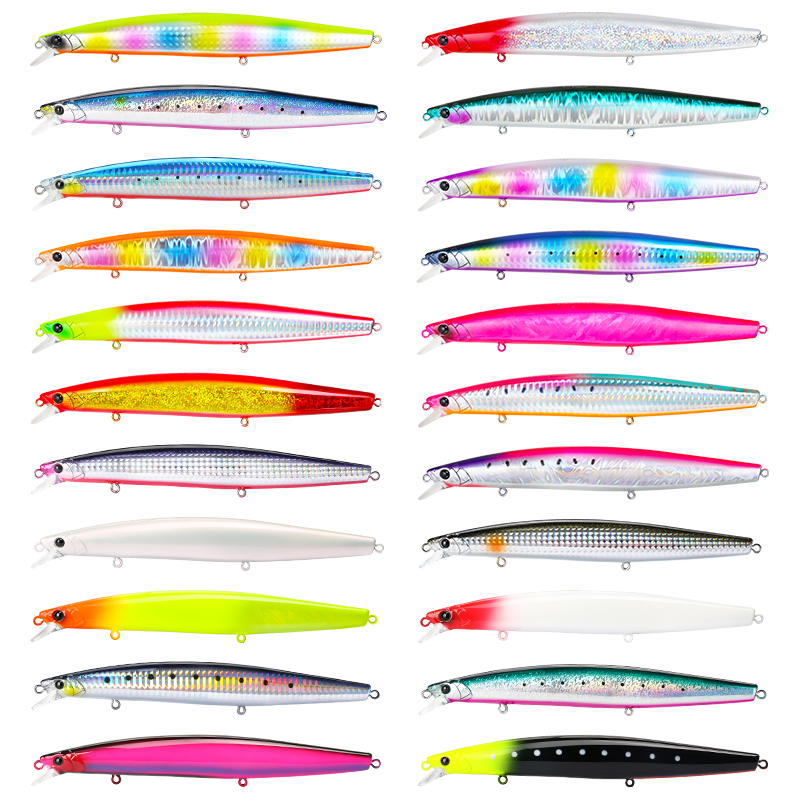 Tsurinoya-isca plástica dura p - Fishing Lure Spoon avaliação e preço