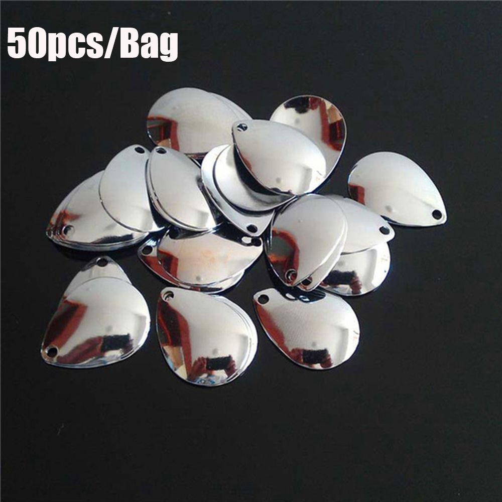 50 unidades de Iscas Artificia - Fishing Lure Spoon avaliação e preço