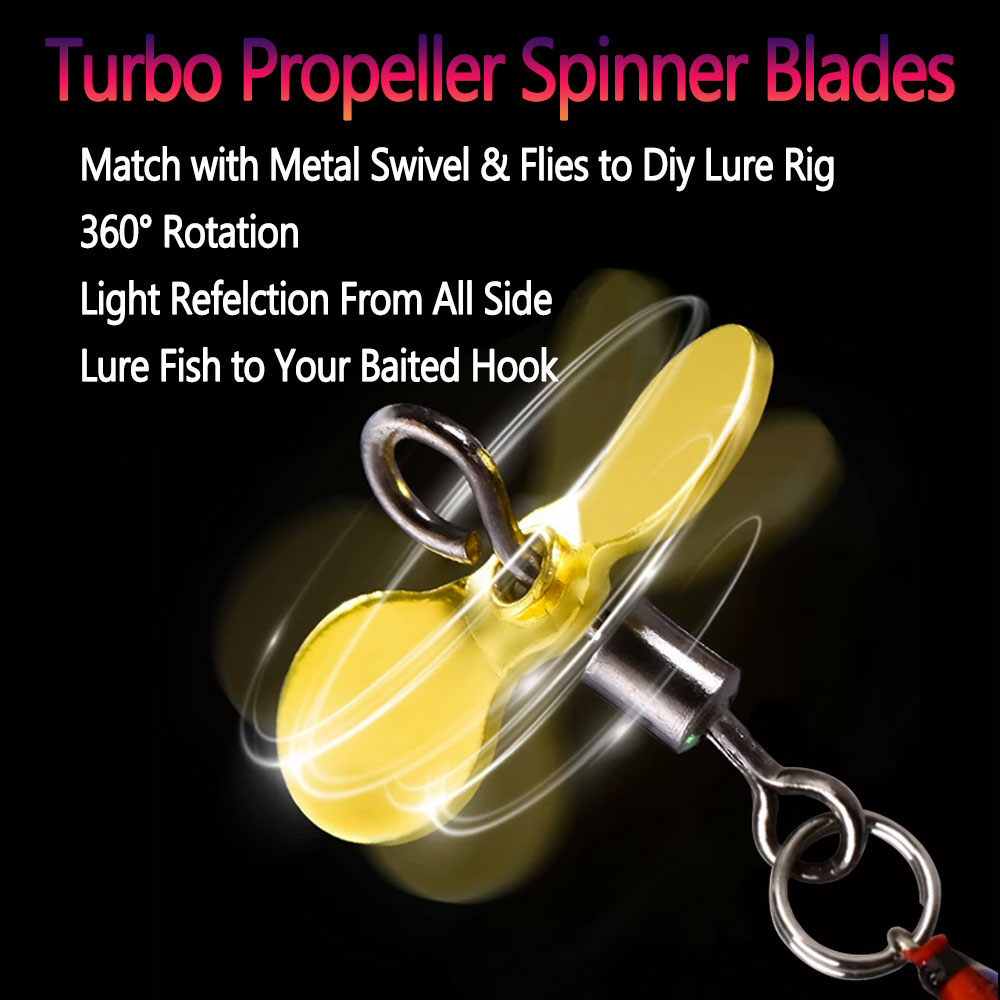 Bimoo 20 peças Lâminas Giratór - Fishing Lure Blade Bait avaliação e preço